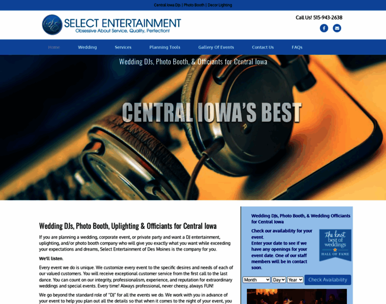 Selectentertainmentiowa.com thumbnail