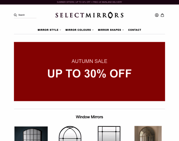 Selectmirrors.co.uk thumbnail