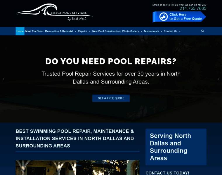 Selectpoolservices.com thumbnail