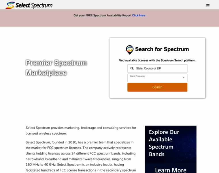 Selectspectrum.com thumbnail