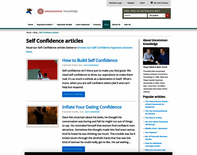 Self-confidence.co.uk thumbnail