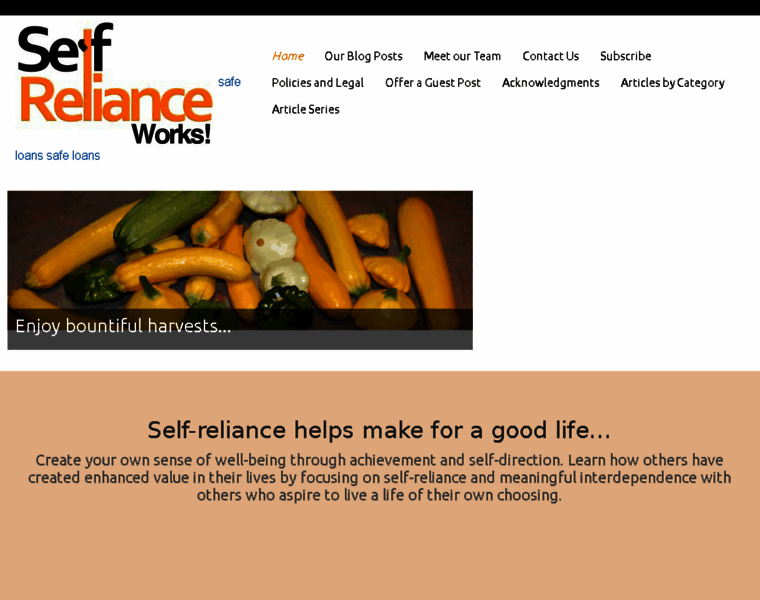 Self-reliance-works.com thumbnail