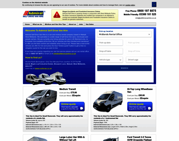 Selfdrivevanhire.co.uk thumbnail Selfdrivevanhire.co.uk thumbnail
