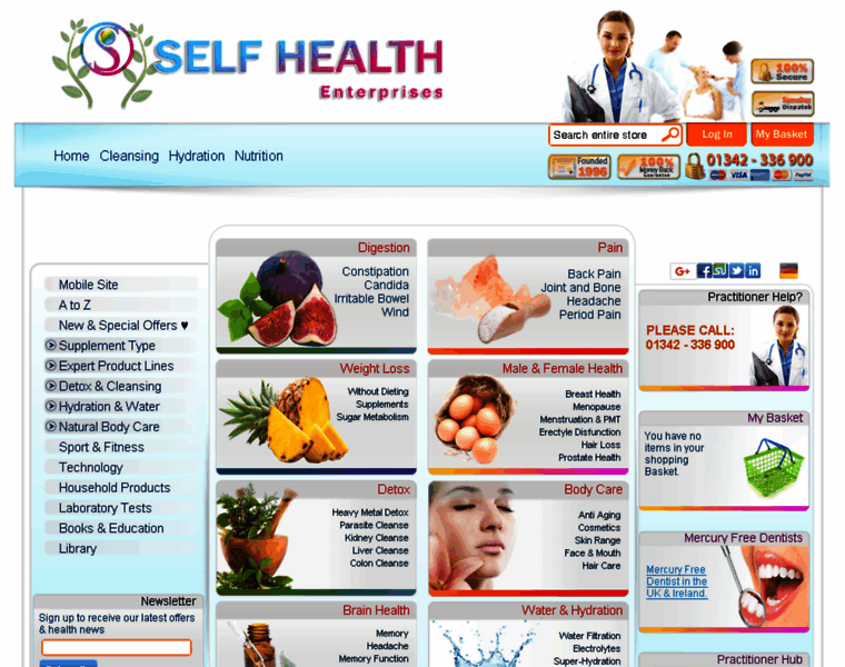 Selfhealth.com thumbnail