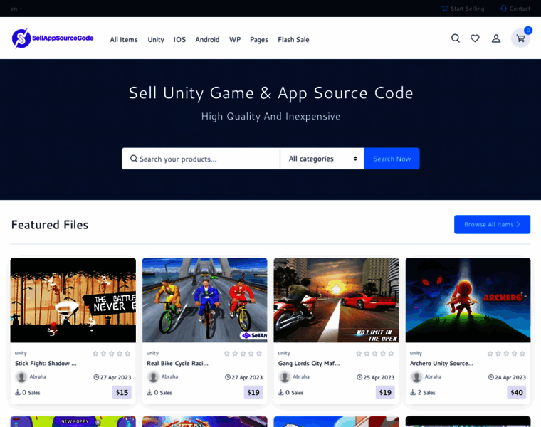 Sellappsourcecode.com thumbnail