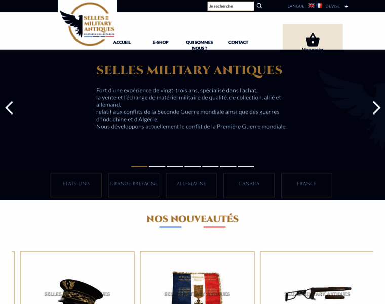 Selles-military-antiques.com thumbnail