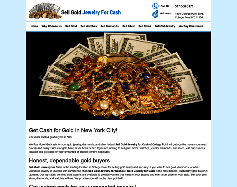 Sellgoldjewelryforcash.com thumbnail