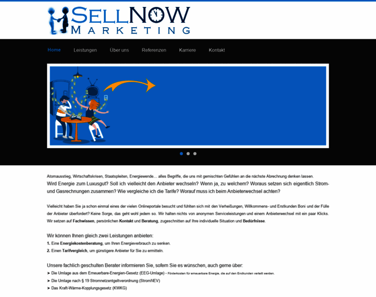 Sellnow-marketing.de thumbnail
