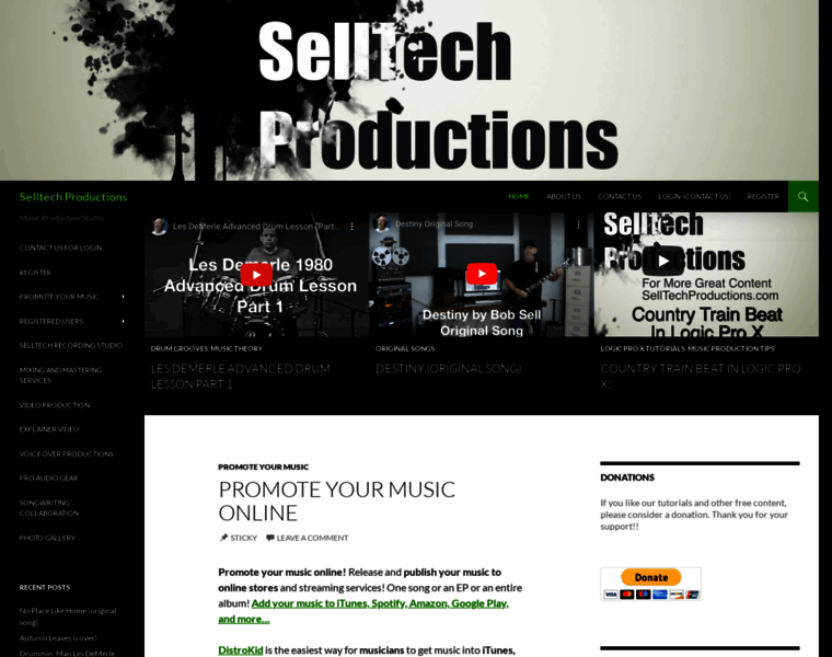 Selltechproductions.com thumbnail