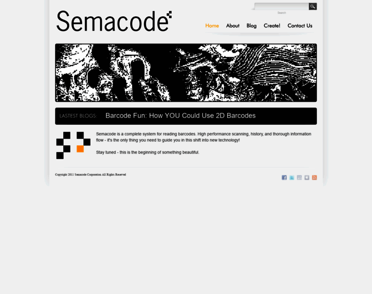Semacode.com thumbnail