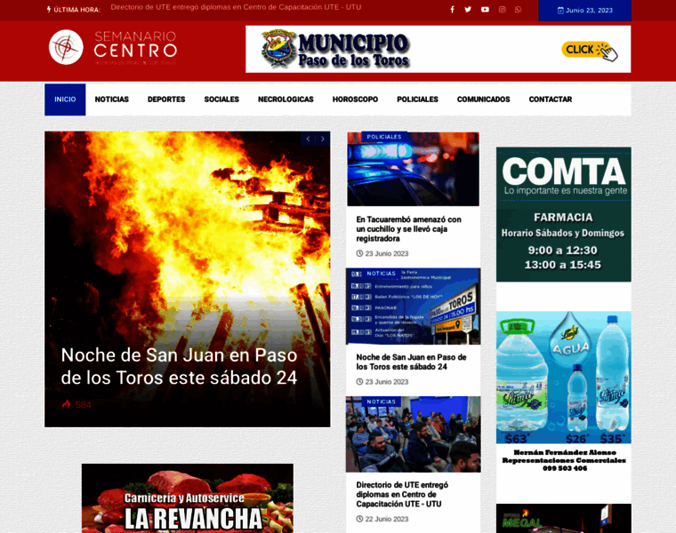 Semanariocentro.com.uy thumbnail