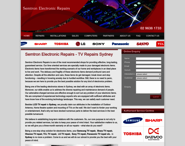 Semtronelectronic.com.au thumbnail