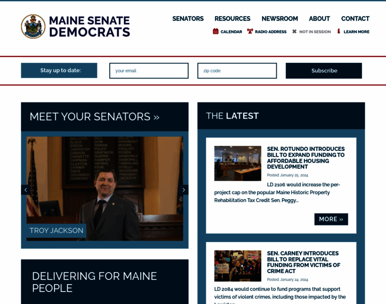 Senatedems.maine.gov thumbnail