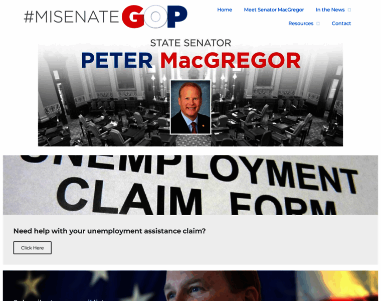 Senatorpetermacgregor.com thumbnail