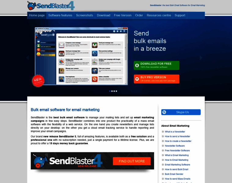 Sendblaster.co.uk thumbnail