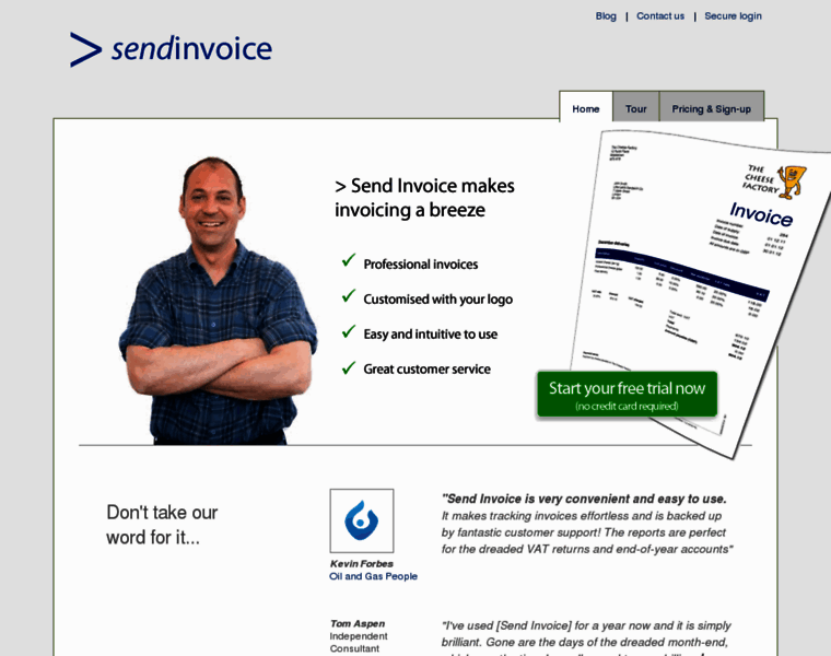 Sendinvoice.co.uk thumbnail