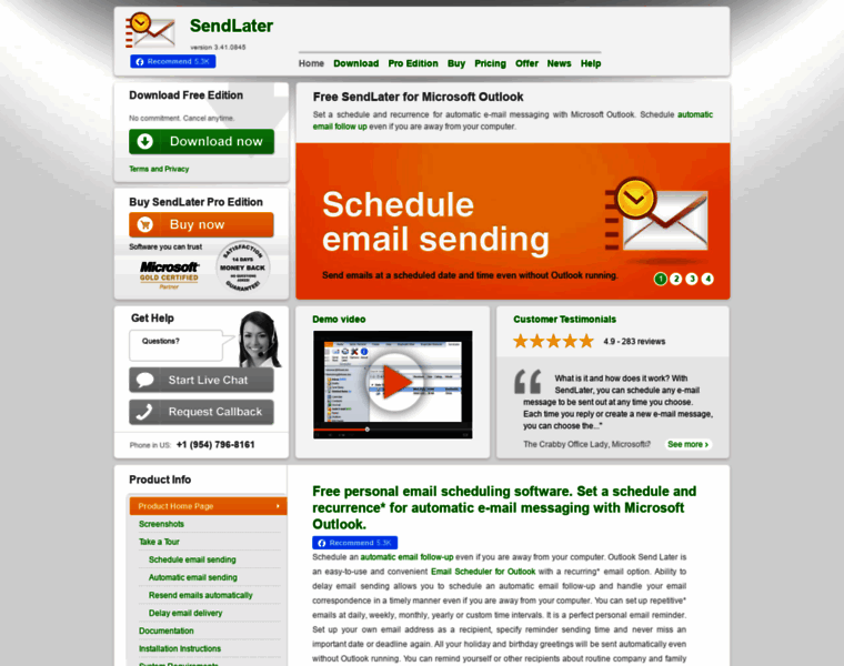 Sendlateremail.com thumbnail