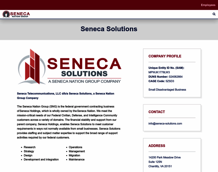 Seneca-solutions.com thumbnail