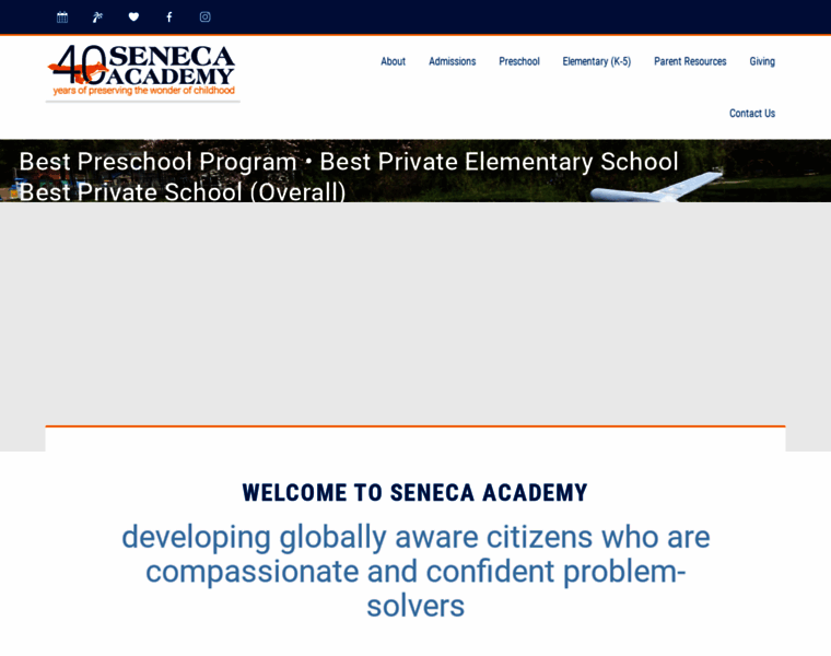 Senecaacademy.org thumbnail