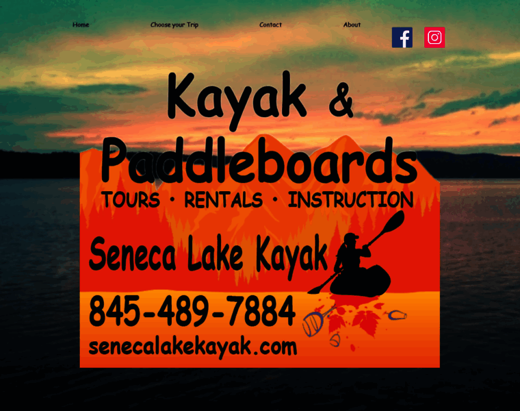 Senecalakekayak.com thumbnail