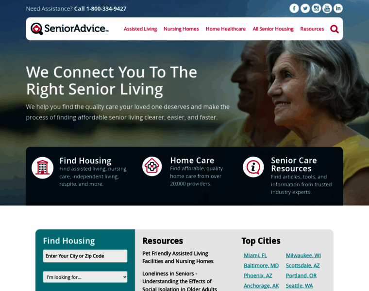 Senioradvice.com thumbnail
