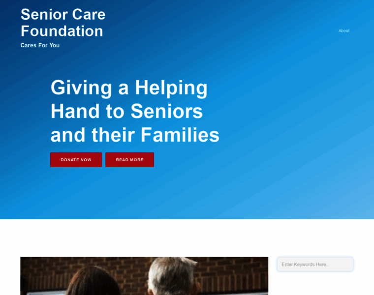 Seniorcarefoundation.org thumbnail