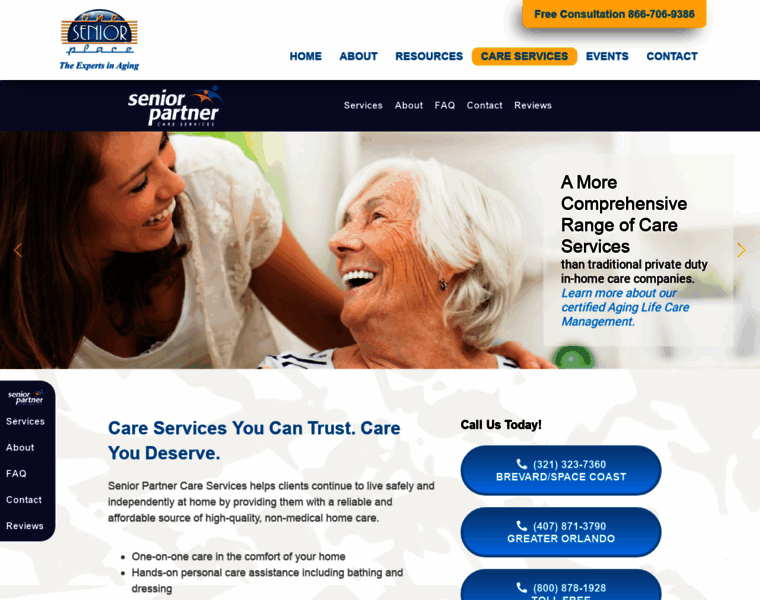 Seniorpartnercare.com thumbnail