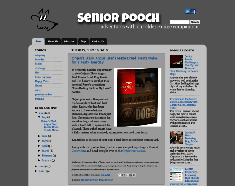 Seniorpooch.com thumbnail