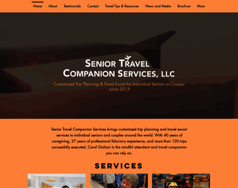 Seniortravelcompanionservices.com thumbnail