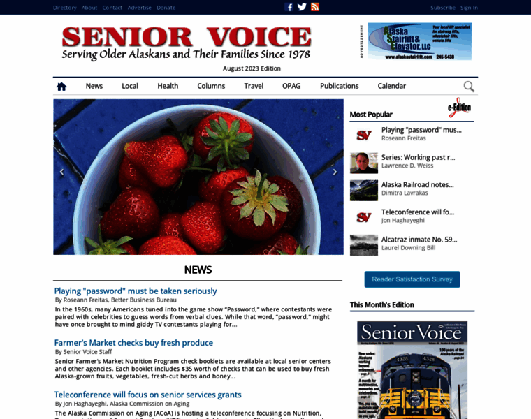 Seniorvoicealaska.com thumbnail