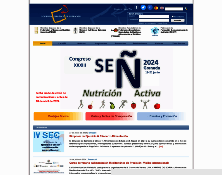 Sennutricion.org thumbnail