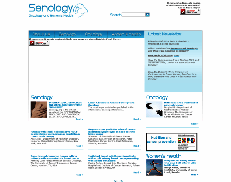 Senology.org thumbnail