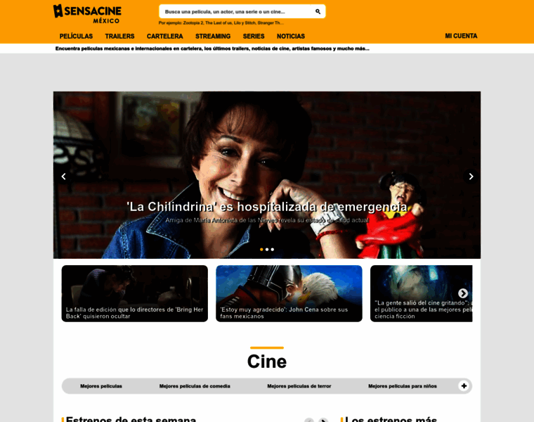 Sensacine.com.mx thumbnail