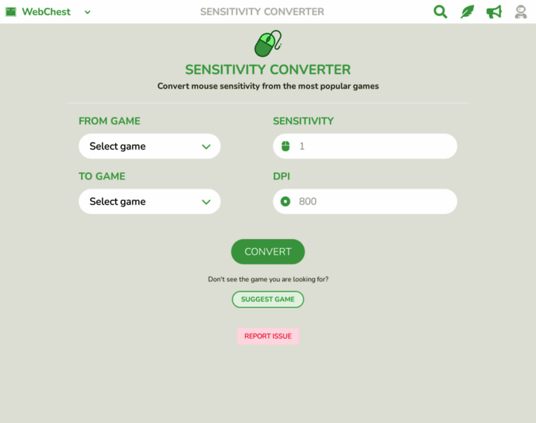 Sensitivity-converter.webchest.io thumbnail