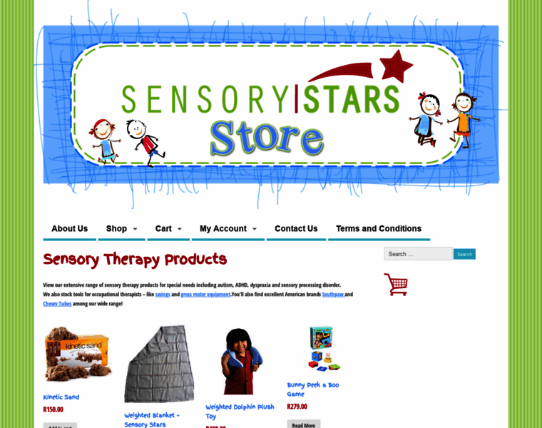 Sensorystarstore.com thumbnail