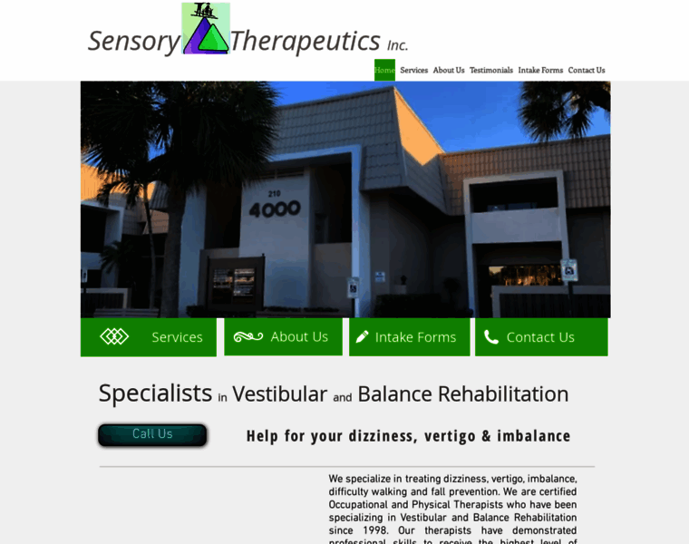 Sensorytherapeutics.com thumbnail
