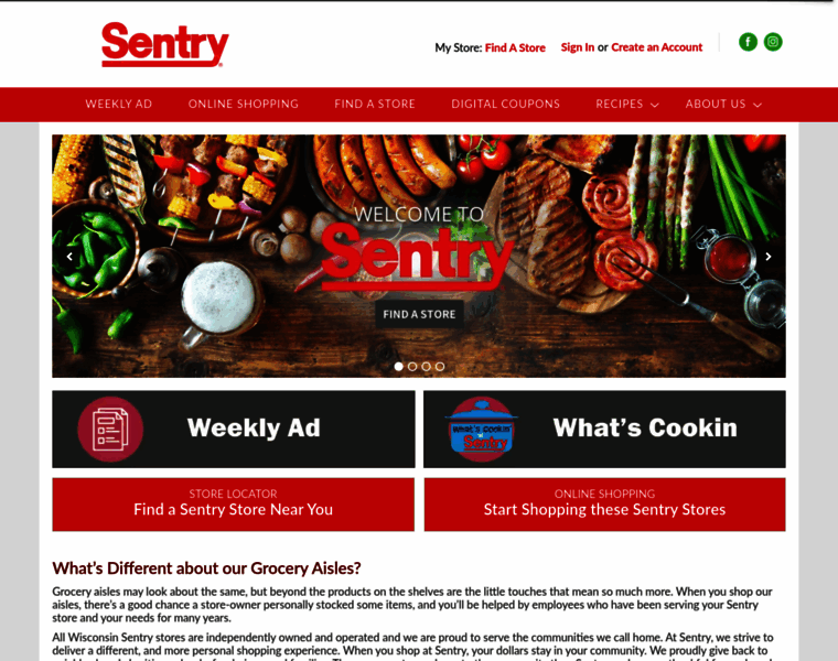 Sentryfoods.com thumbnail