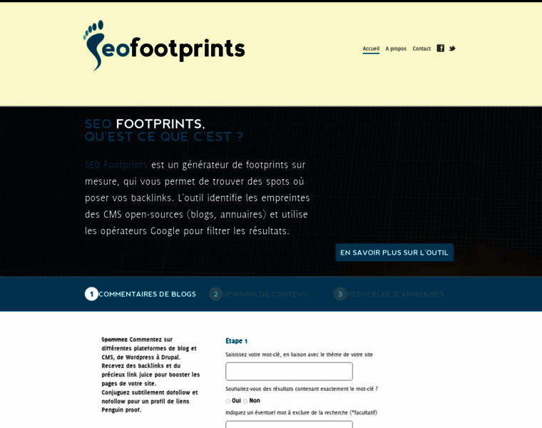 Seo-footprints.com thumbnail