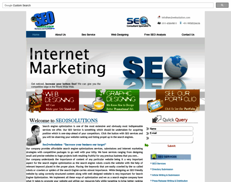 Seo2websolution.com thumbnail