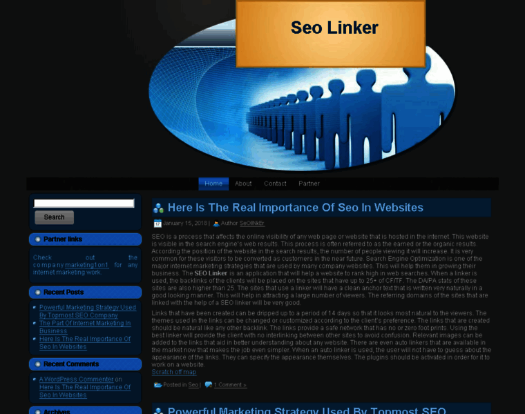 Seolinker.info thumbnail