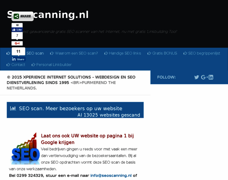 Seoscanning.nl thumbnail