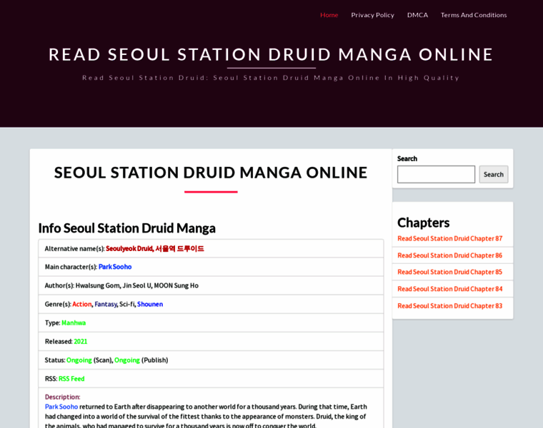 Seoulstationdruidmanga.online thumbnail