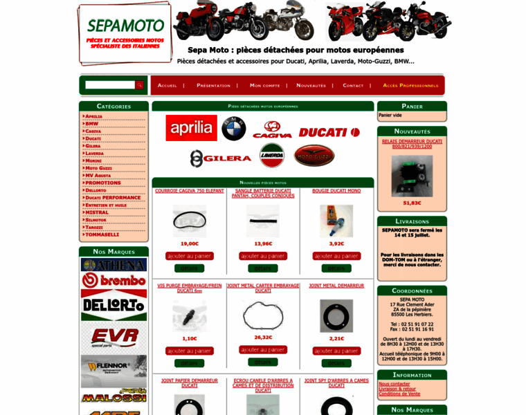 Sepamoto.com thumbnail
