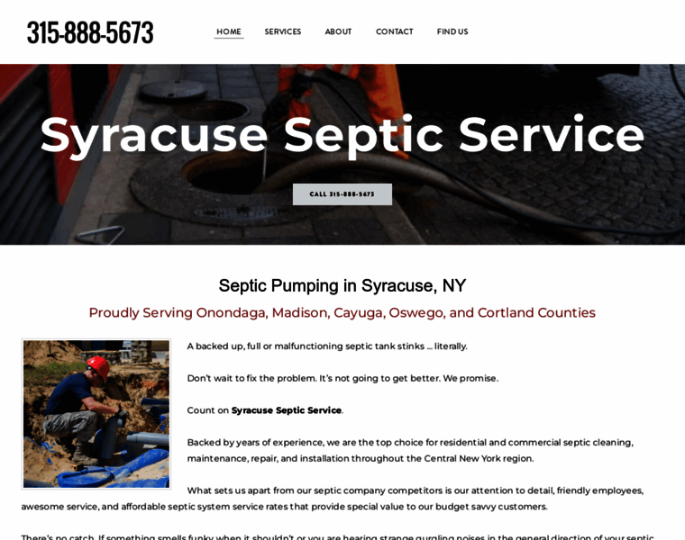 Septic-service-syracuse.com thumbnail