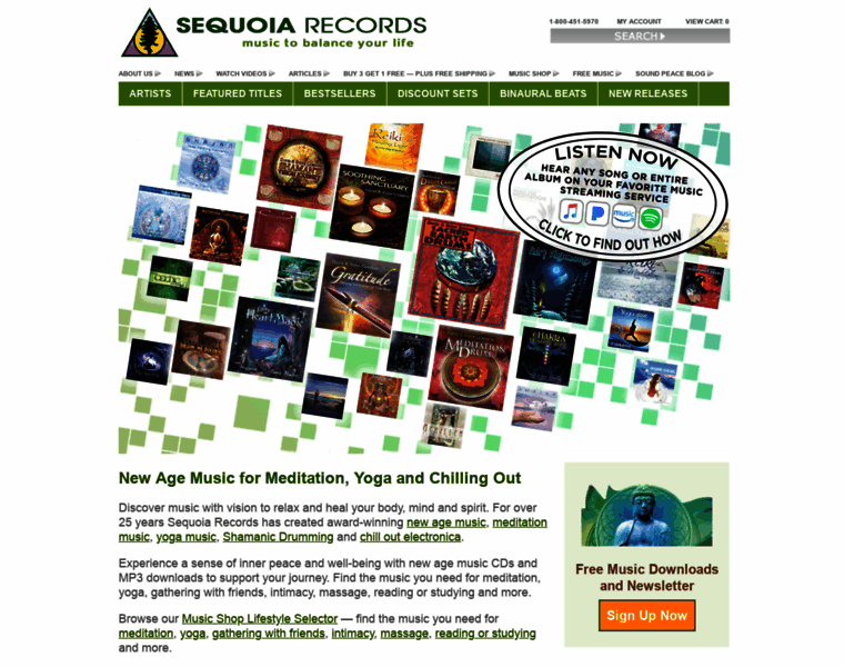 Sequoiarecords.com thumbnail