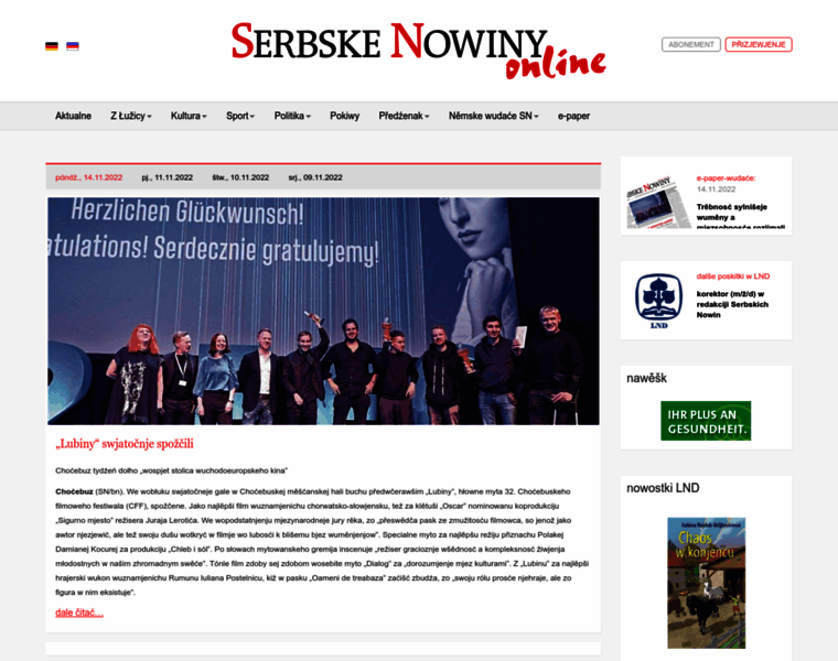 Serbske-nowiny.de thumbnail