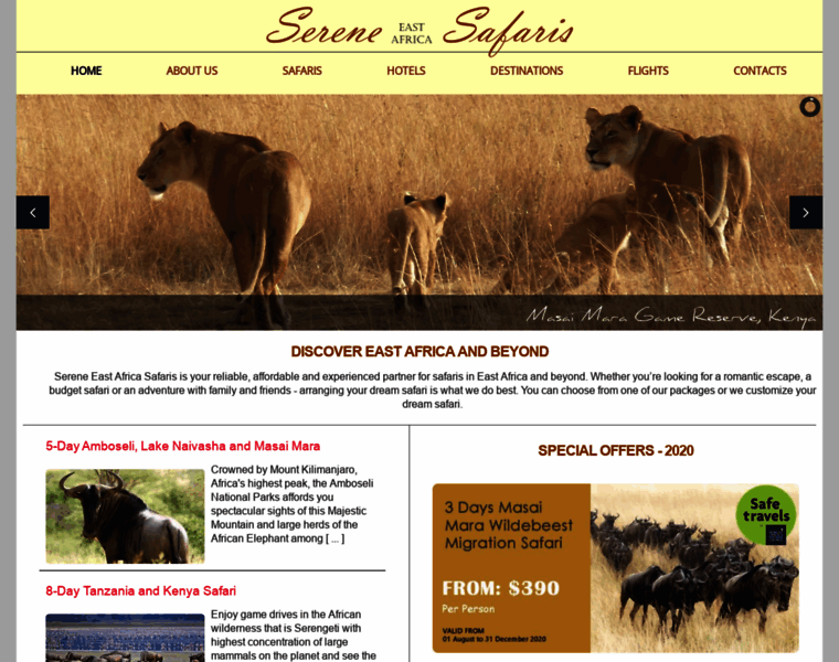 Sereneafrica.com thumbnail