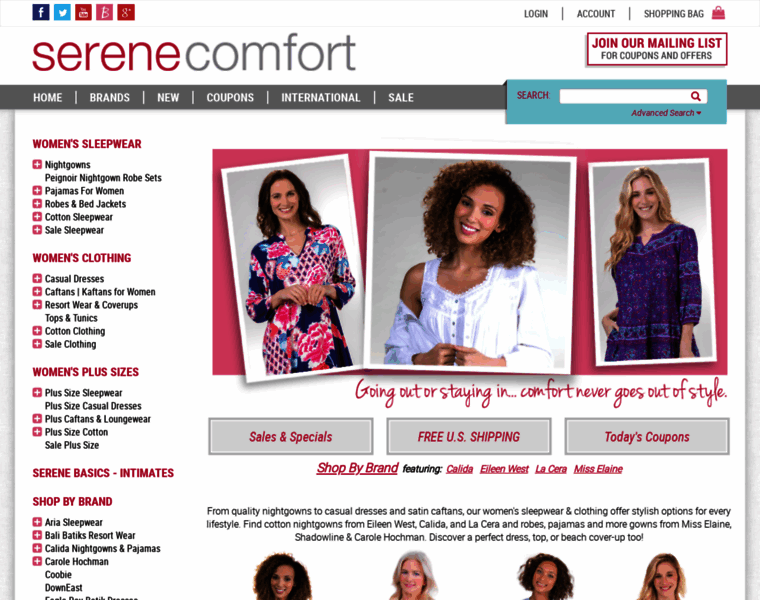 Serenecomfort.com thumbnail