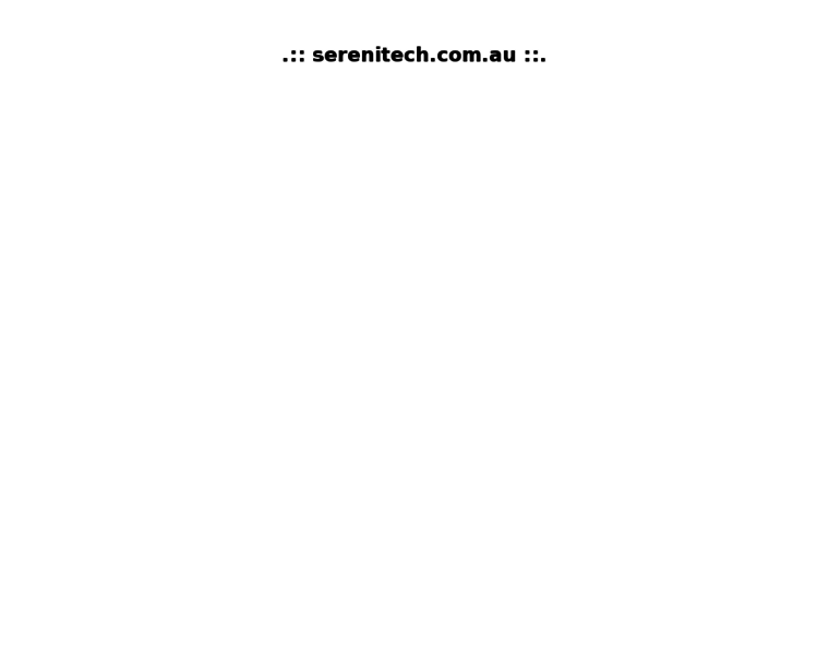 Serenitech.com.au thumbnail