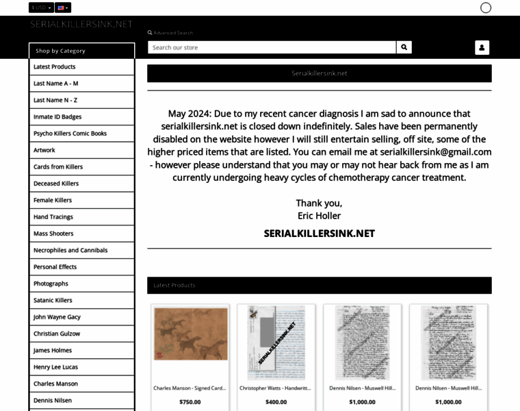 Serialkillersink.net thumbnail